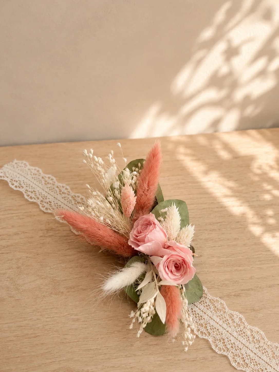Bracelet fleurs séchées Léonie